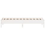 vidaXL Cadre de lit sans matelas blanc 90x200 cm bois de pin massif