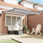 vidaXL Auvent Gris clair 300 x 250 x 165 cm Polyester