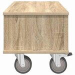 vidaXL Meuble TV Chêne Sonoma 68 5 x 35 x 35 cm Bois d'ingénierie