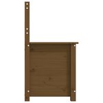 vidaXL Banc Marron miel 80x41x77 cm Bois de pin massif