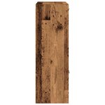 vidaXL Bibliothèque vieux bois 60 5x30x90 cm bois d'ingénierie