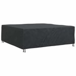 vidaXL Housse pour mobilier d'extérieur Noir 220 x 220 x 70 cm 600D
