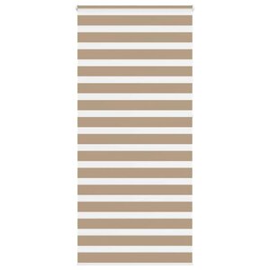 vidaXL Store zèbre marron sable largeur du tissu 90 9 cm polyester