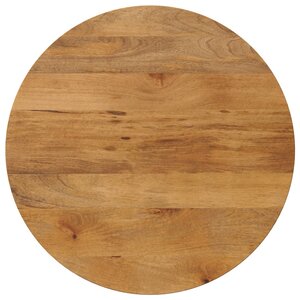 vidaXL Dessus de table Ø 80x3 8 cm rond bois de manguier massif