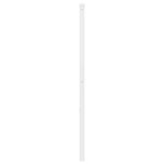 vidaXL Tête de lit de remplacement métal blanc 180 cm