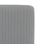 vidaXL Chaises à manger lot de 6 gris clair tissu