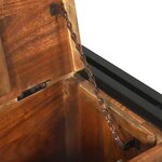 vidaXL Table basse Marron 90 x 50 x 38 cm bois de récupération massif