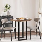 vidaXL Plateau de table Bois ancien 80 x 80 x 1.5 cm Bois d'ingénierie