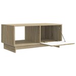 vidaXL Table basse Chêne Sonoma 90 x 50 x 40 cm Bois d'ingénierie