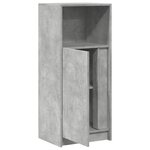 vidaXL Buffet avec LED gris béton 42 5x34x100 cm bois d'ingénierie