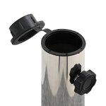 vidaXL Base de parasol roulant pour poteaux de Ø38/48 mm - Granit noir  30 kg.