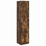 vidaXL Bureau avec rangement 2 Pièces Chêne fumé 78.5 x 37 x 154.5 cm
