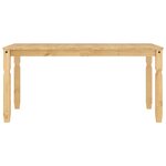 vidaXL Table à manger Corona 160x80x75 cm bois massif de pin