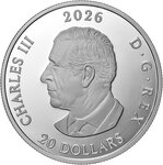 Monnaie KLUANE NATIONAL PARK AND RESERVE Canada National Parks Argent 20$ Canada 2026 (PRÉCOMMANDE)