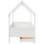 vidaXL Cadre de lit enfants avec tiroirs sans matelas 90x200 cm bois