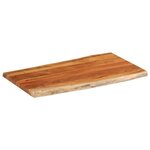 vidaXL Dessus de table 100x60x2 5cm rectangulaire bois massif d'acacia