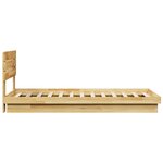 vidaXL Cadre de lit avec tête de lit sans matelas 90x190 cm