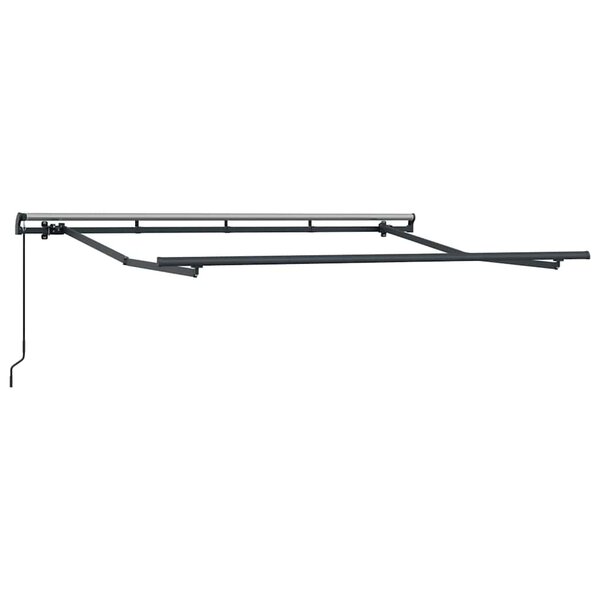 vidaXL Cadre de auvent Anthracite 3 x 2 m Métal