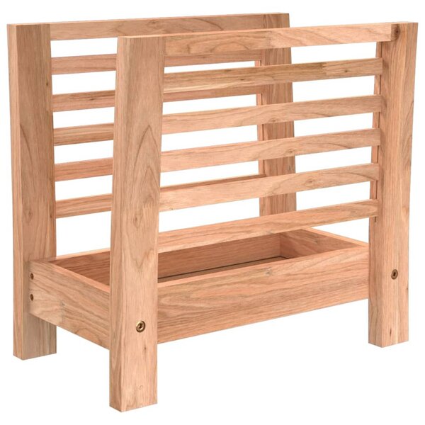 vidaXL Porte-revues 40x26 5x38 5 cm Bois massif de noyer