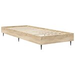 vidaXL Cadre de lit Chêne Sonoma 80 x 200 cm Bois d'ingénierie