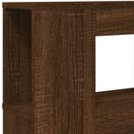 vidaXL Tête de lit à LED chêne marron 180x18 5x103 5cm bois ingénierie