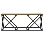 vidaXL Table basse chêne sonoma 100x49x40 cm bois d'ingénierie