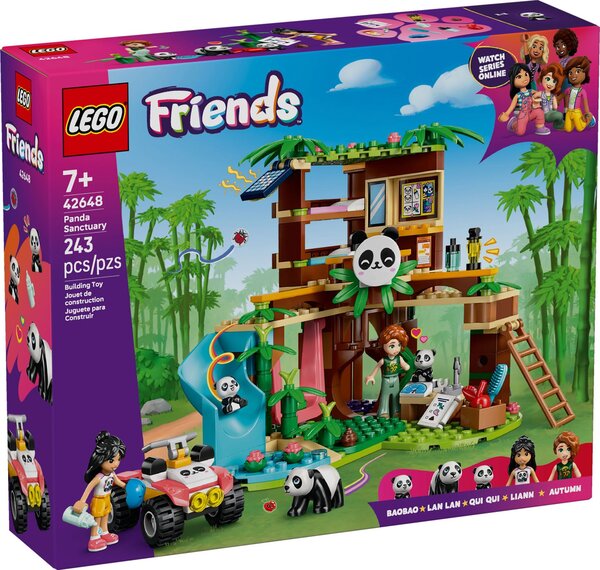 LEGO Friends - Sanctuaire des Pandas 42648 - Set de Construction Amusant pour Enfants