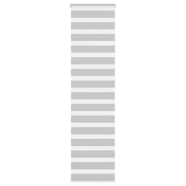 vidaXL Store zèbre gris clair largeur du tissu 55 9 cm polyester