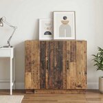vidaXL Buffet Bois ancien 89 x 34 5 x 77 cm Bois d'ingénierie