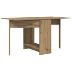 vidaXL Table à dîner 138 x 70 x 73 5 cm Bois d'ingénierie