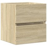 vidaXL Armoire d'évier Chêne sonoma 41x38 5x45 cm Bois d’ingénierie