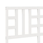 vidaXL Tête de lit Blanc 156x4x100 cm Bois massif de pin