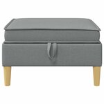 vidaXL Sofa avec rangement Tissu
