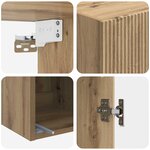 vidaXL Armoire Murale 33 x 34 5 x 90 cm Bois d'ingénierie
