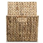 vidaXL Porte-revue 31 x 31 x 31 cm Jacinthe d'eau
