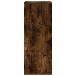 vidaXL Bibliothèque chêne fumé 34x31x80 cm bois d'ingénierie