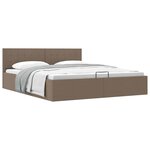 vidaXL Cadre de lit à rangement hydraulique sans matelas 180x200 cm