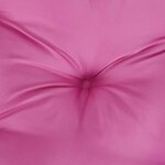 vidaXL Coussins de banc de jardin lot de 2 rose 100x50x7 cm tissu