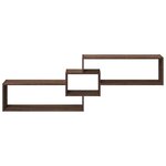 vidaXL Armoire murale 158x18x53 cm chêne marron bois d'ingénierie