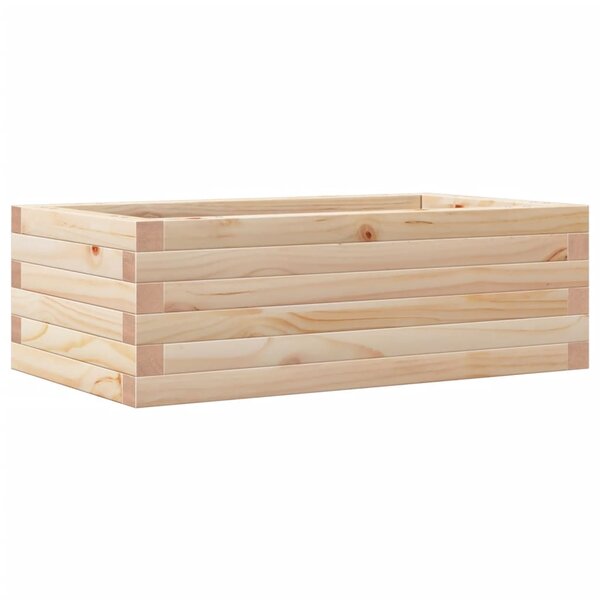 vidaXL Jardinière 70x40x23 cm bois de pin massif