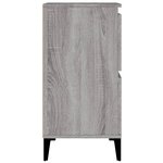 vidaXL Buffets 3 Pièces sonoma gris 60x35x70 cm bois d'ingénierie