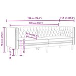 vidaXL Canapé à 3 places Chesterfield rouge bordeaux similicuir