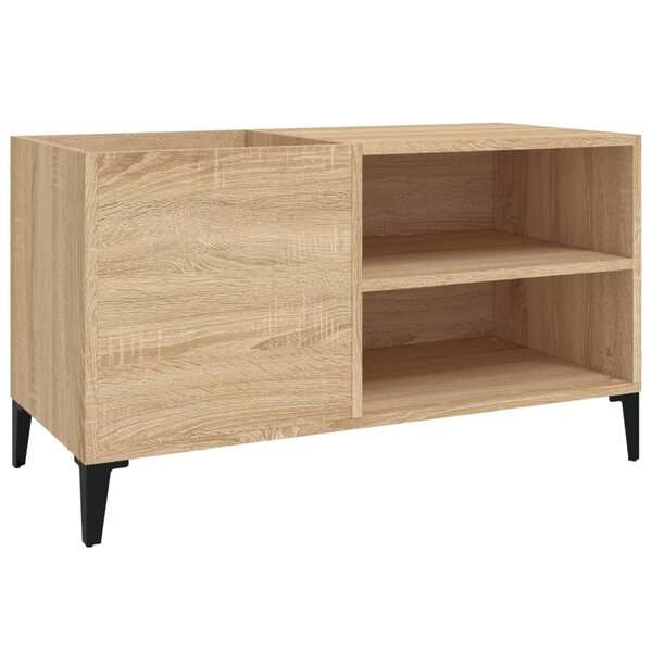 vidaXL Armoire à disques chêne sonoma 84 5x38x48 cm bois d'ingénierie