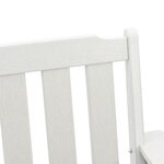 vidaXL Chaises de Salle à Manger 2 Pièces Blanches HDPE