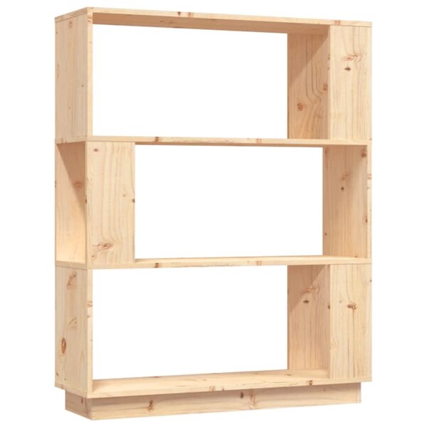 vidaXL Bibliothèque/Séparateur de pièce 80x25x101 cm Pin solide