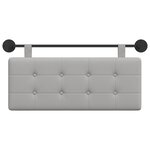 vidaXL Tête de lit suspendue tissu