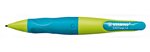 Porte-mines Ergonomique 1,4 mm Droitier turquoise/vert clair+ 3 mines HB STABILO