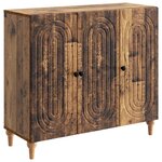 vidaXL Buffet Bois ancien 89 x 34 5 x 80 cm Bois d'ingénierie