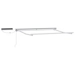 vidaXL Auvent rétractable électrique Crème et Blanc 3 x 2 5 m