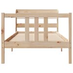 vidaXL Cadre de lit avec tête de lit sans matelas 75x190 cm
